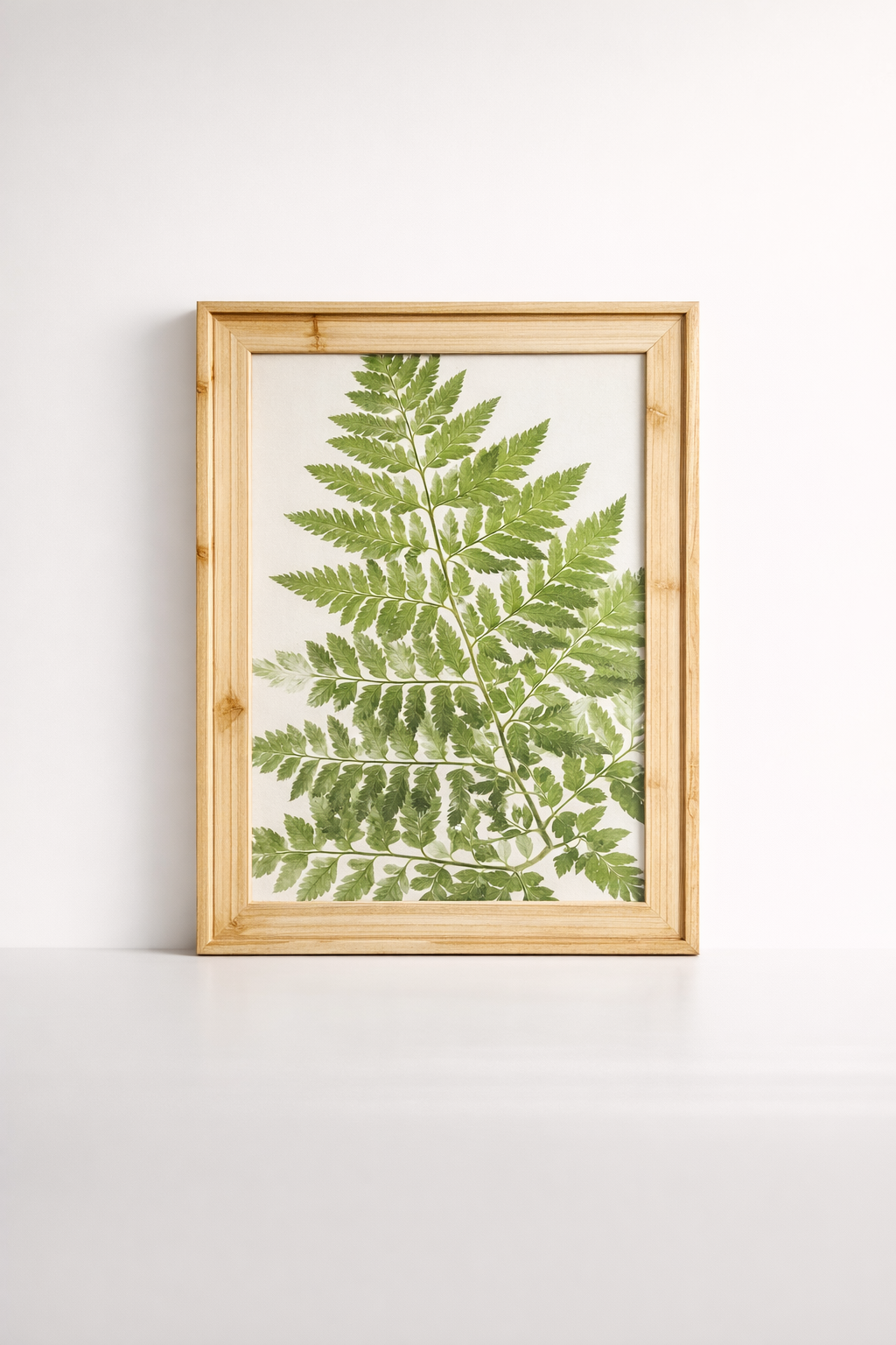 Green Fern Frame Picture