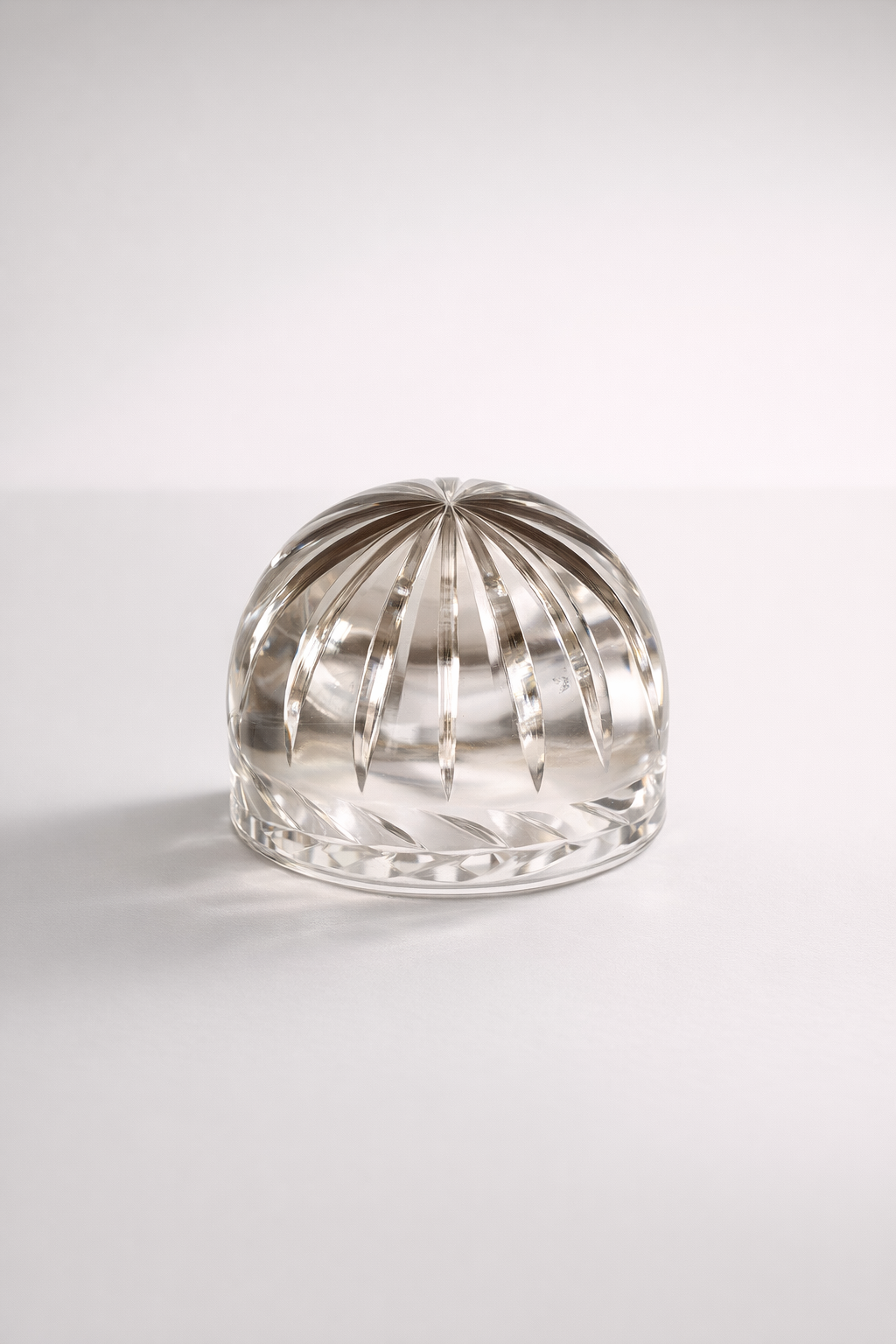 Etched Glass Paper Weight