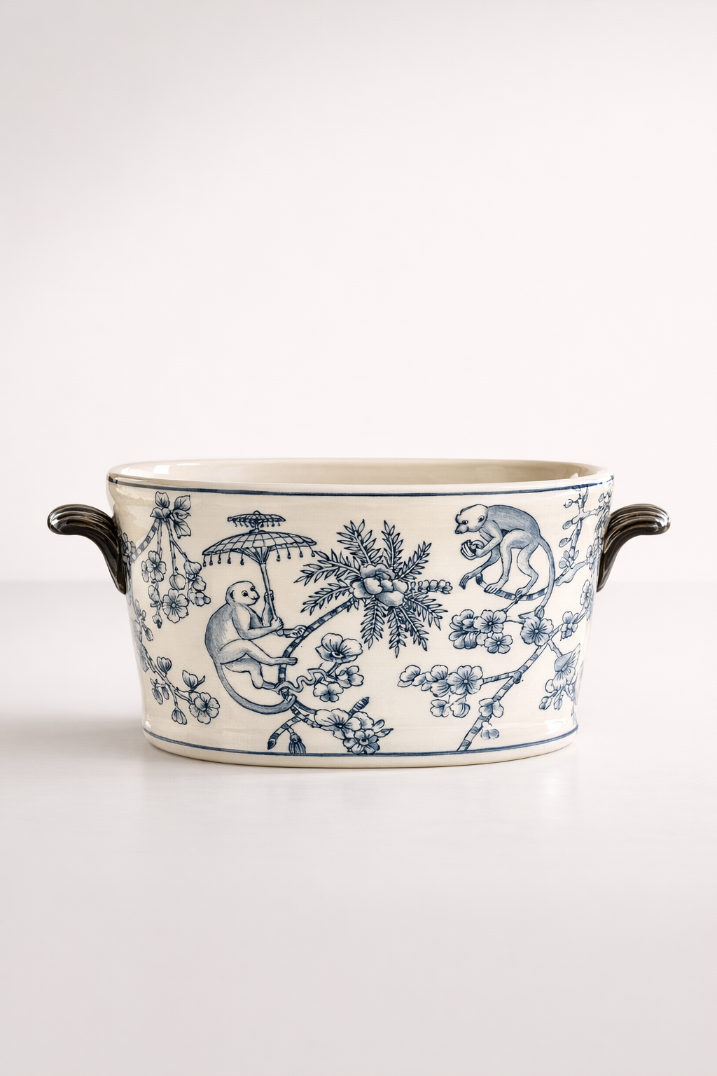 Medium Blue Monkey Foot Bath