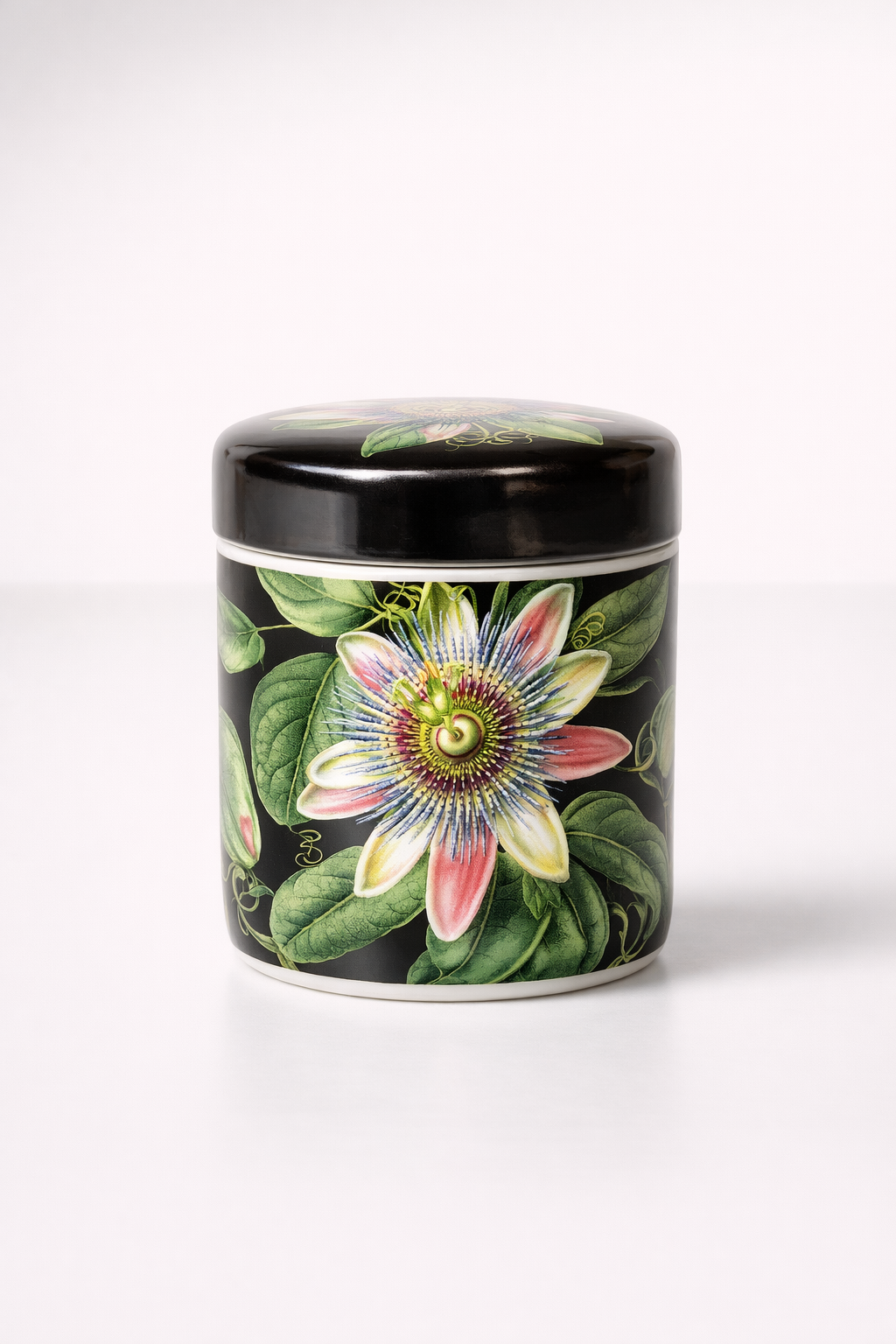 Black Granadilla Jar With Lid