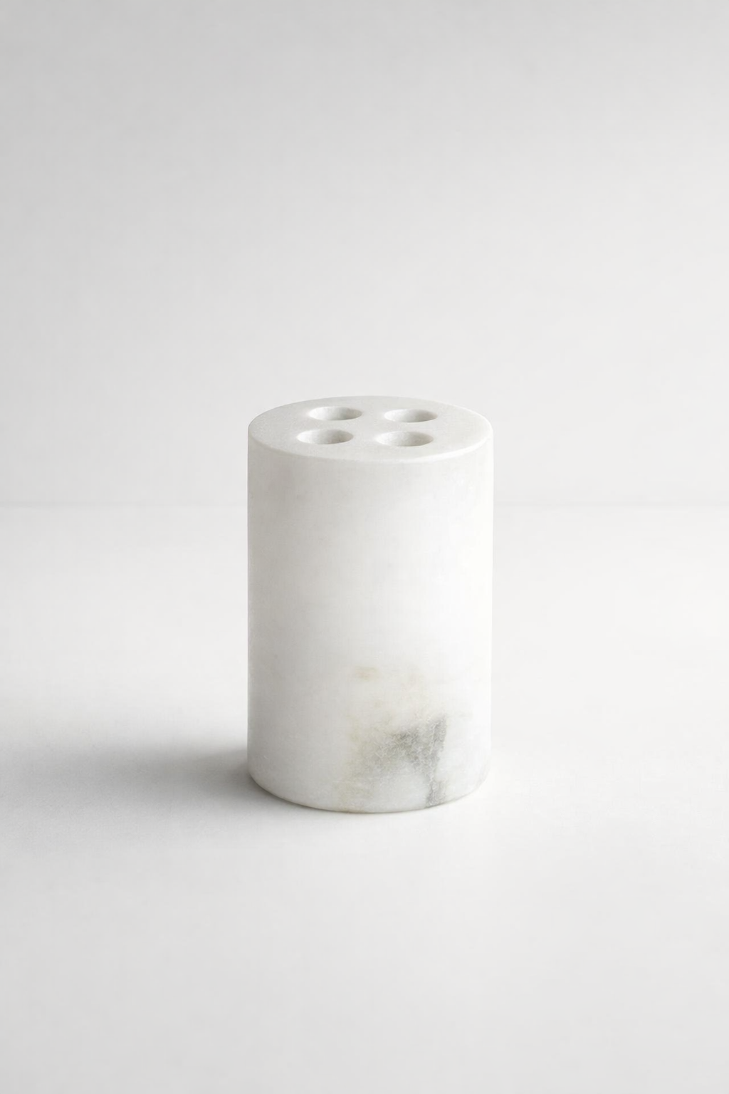 White Alabaster Toothbrush Holder
