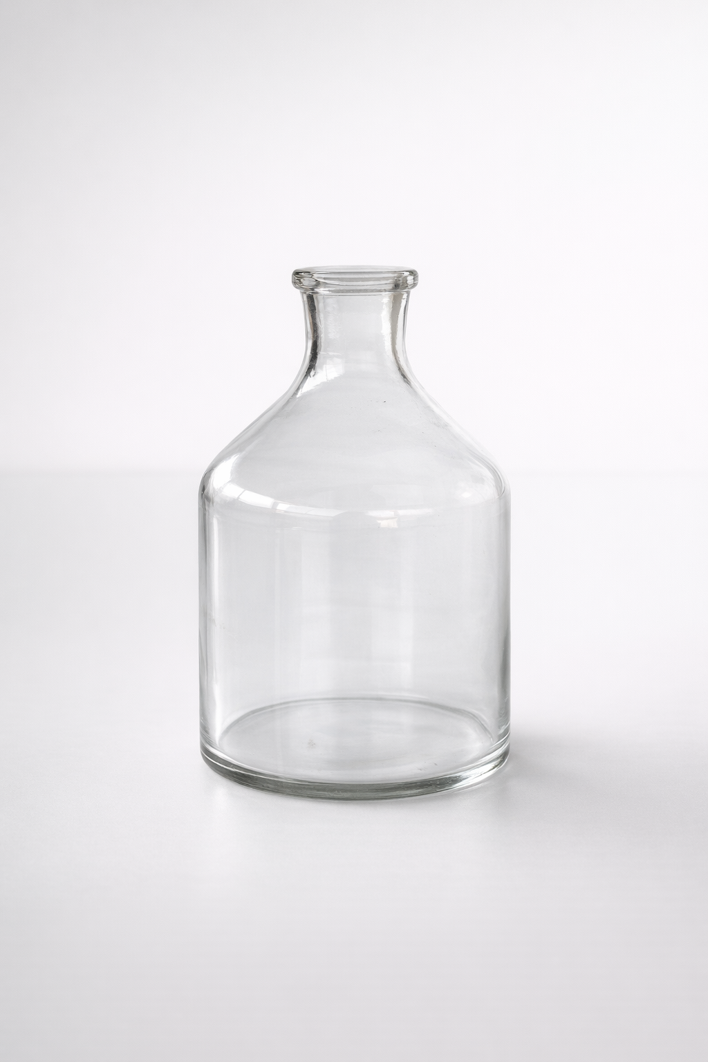 Small Clear Glass Herbal Vase
