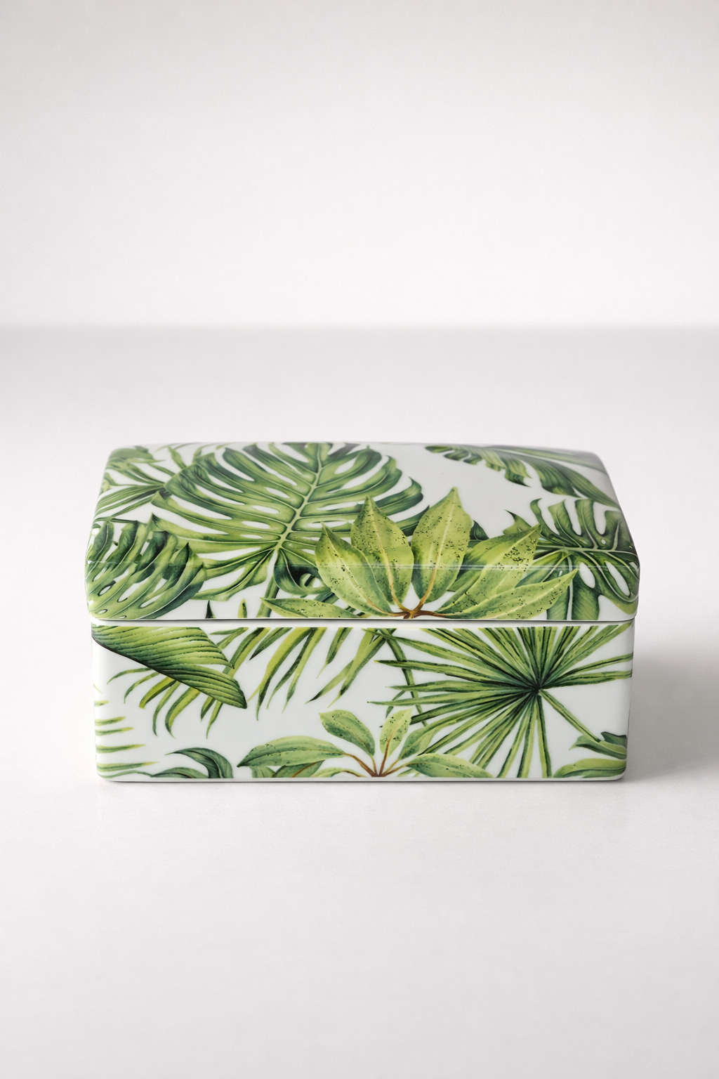 Rectangular Palm Leaf Box With Lid