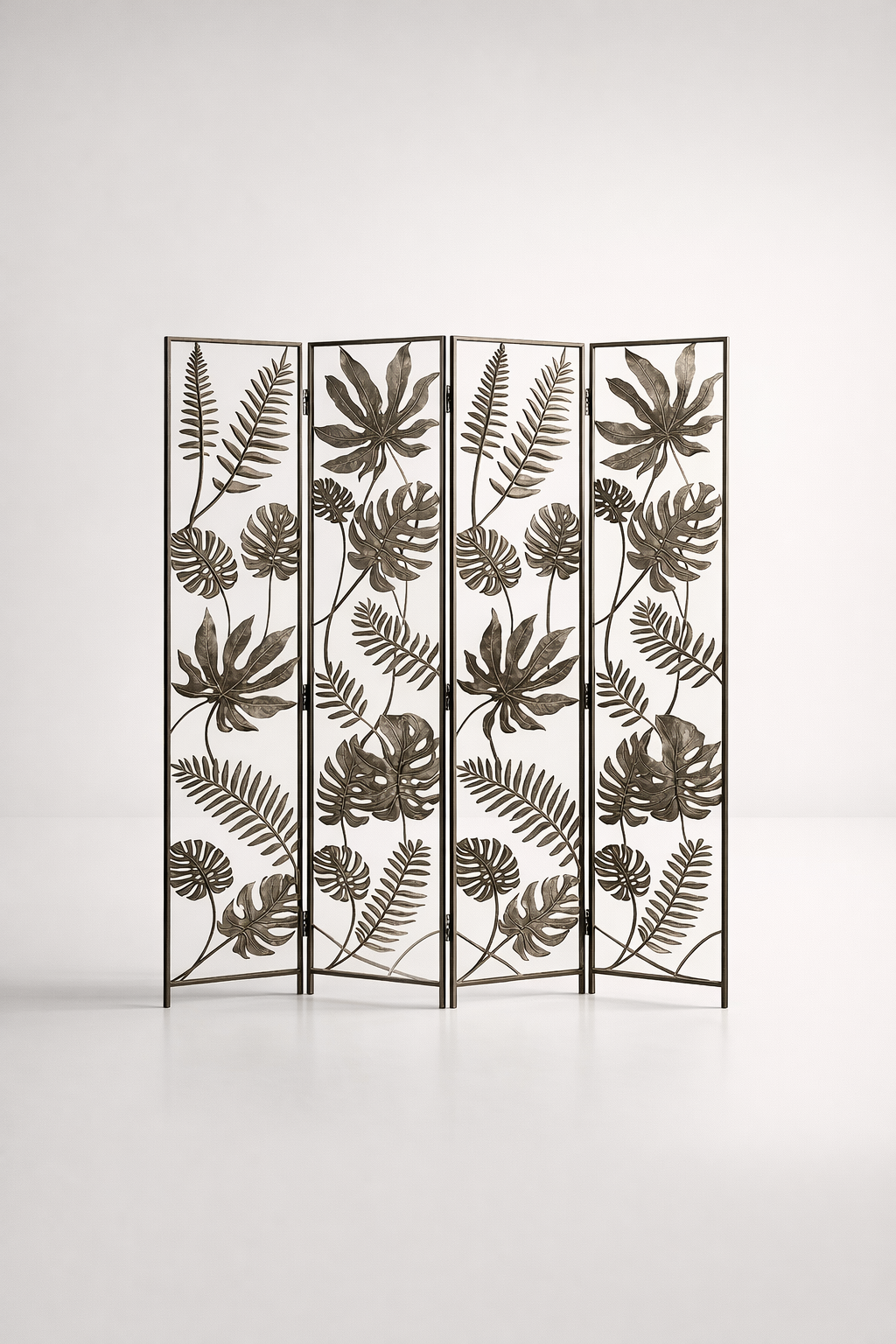 4 Division Palm Leaf Folding Screen