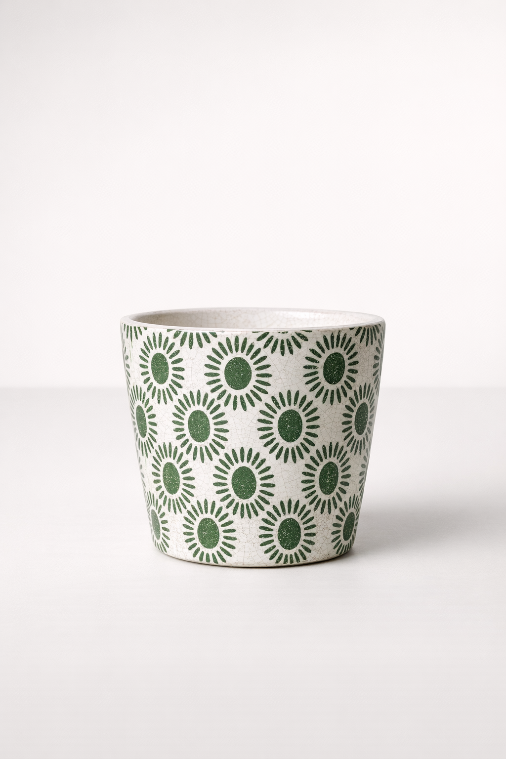 Green Round Blob Planter
