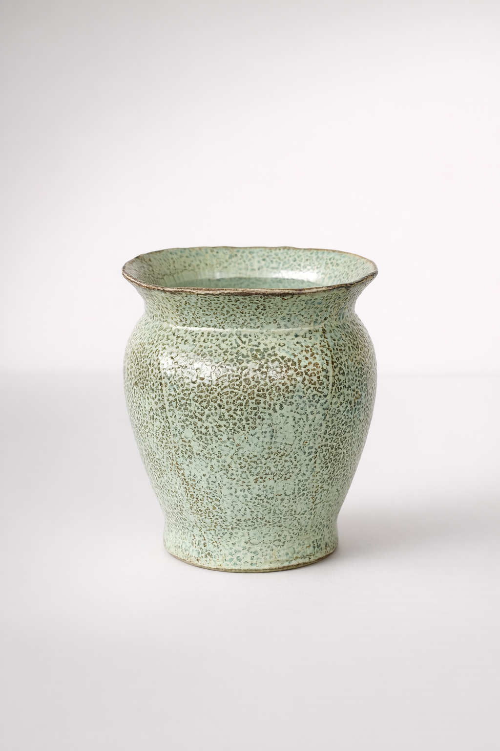Large Blue & White Jar