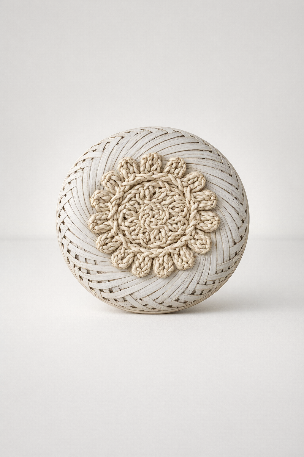 Medium Washed Seagrass Rattan Wall Hanging