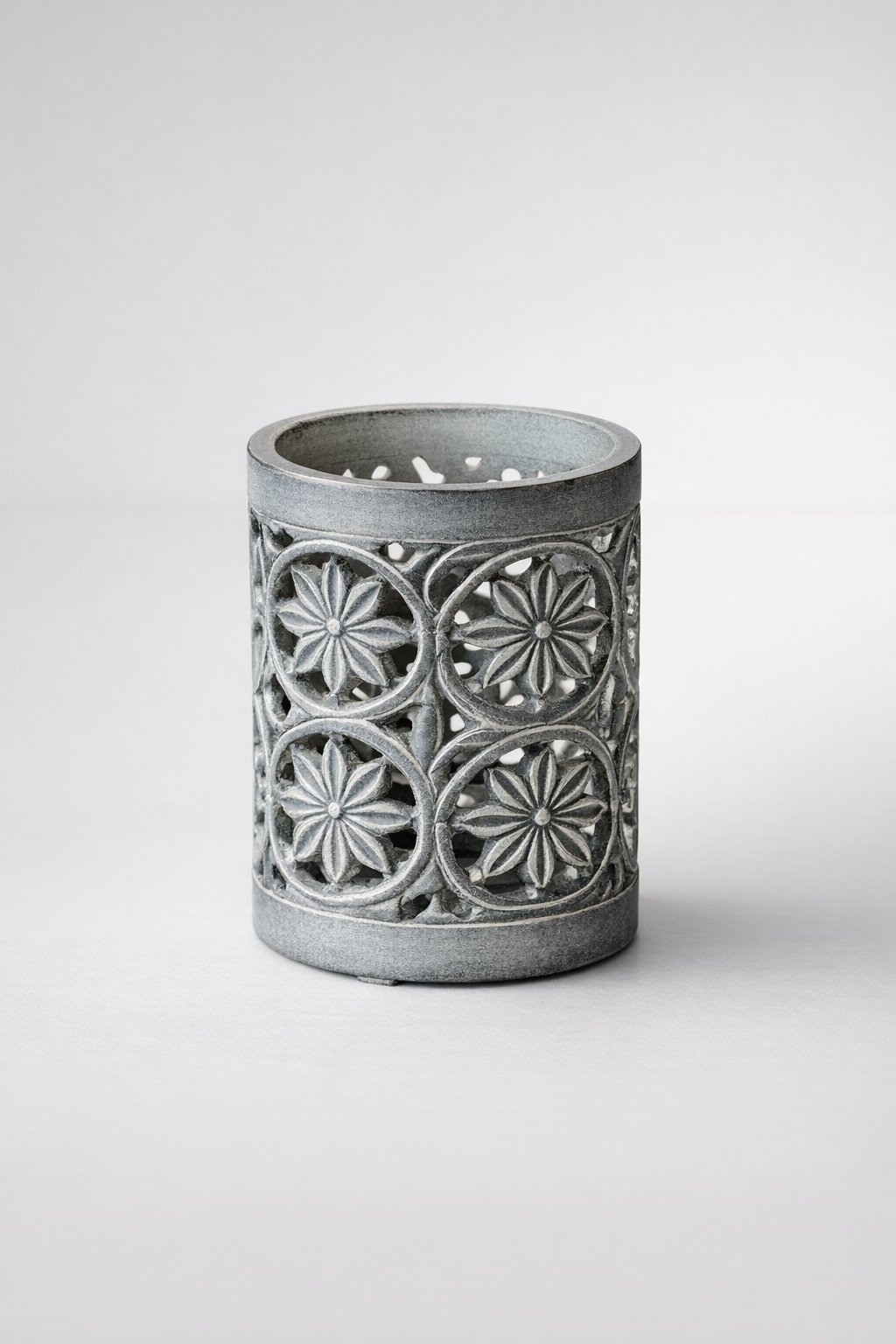 Grey Soap Stone Tumbler