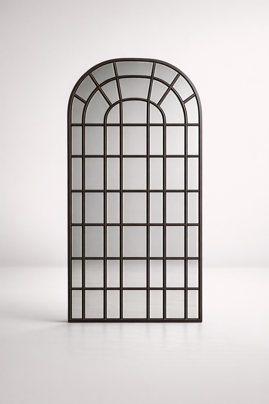 Extra Large Metal Arch Mirror
