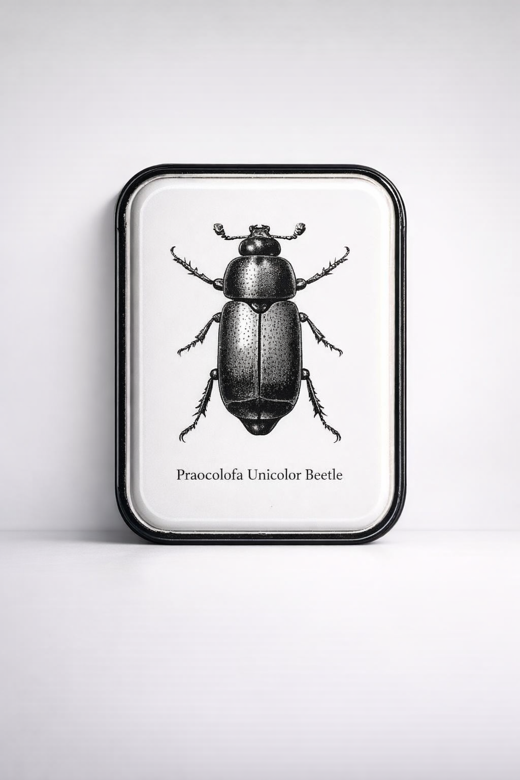 Unicolor Beetle Enamel Plaque