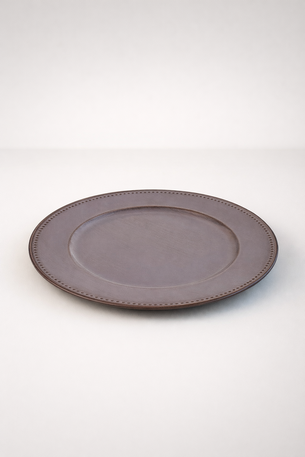 Distressed Purple Underplate Dot Border