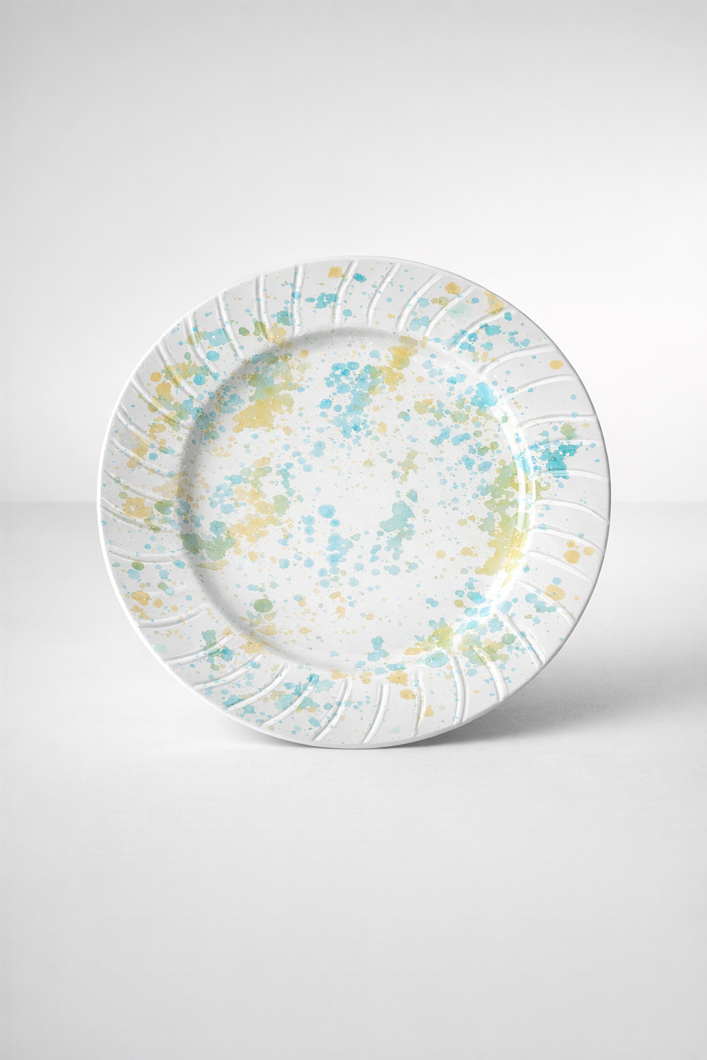 Blue & Yellow Splash Underplate