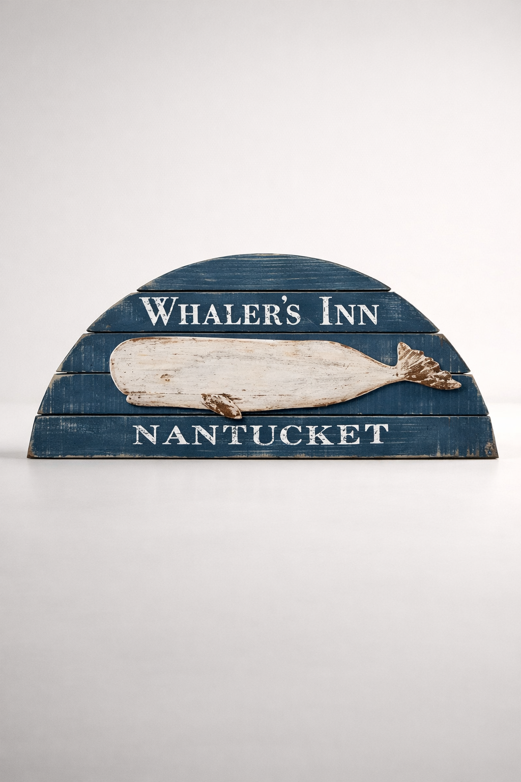 Whalers Inn Blue Sign