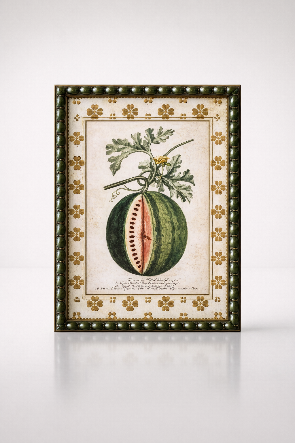 Watermelon Picture Green Bobble Frame