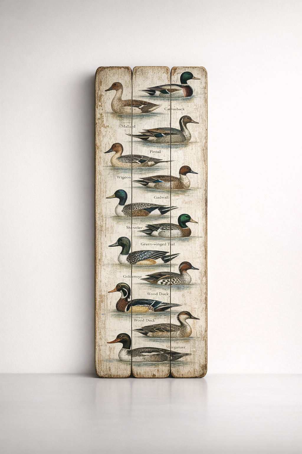 Ducks Wooden Plaque