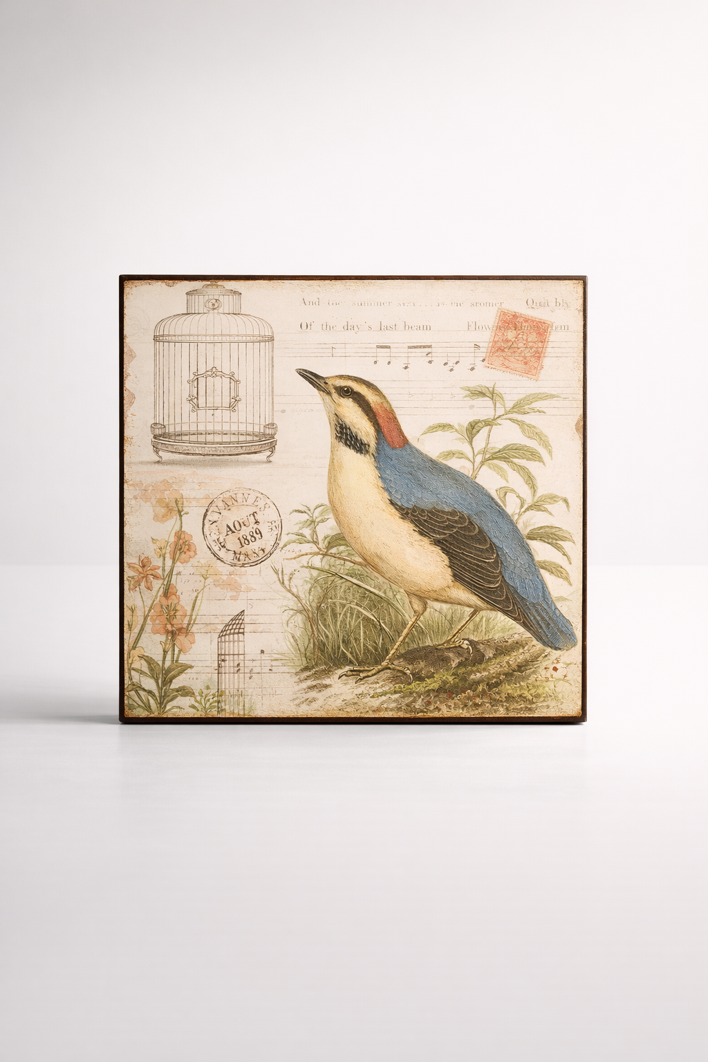 Birdcage Plaque