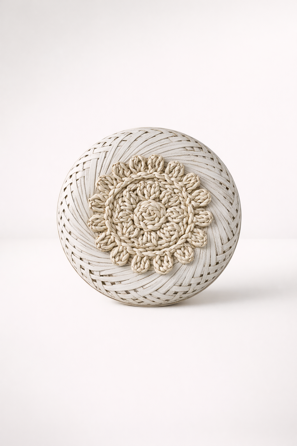 Medium Washed Seagrass Rattan Wall Hanging