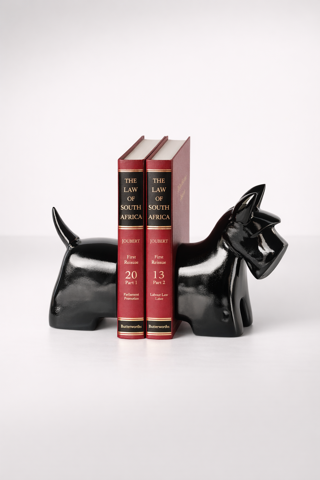 Pair Of Black Scotty Dogs Book Ends