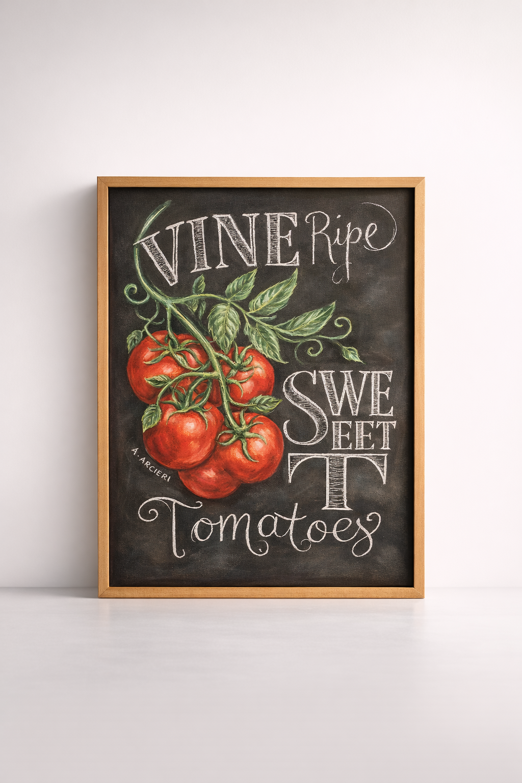 Tomato Blackboard Sign