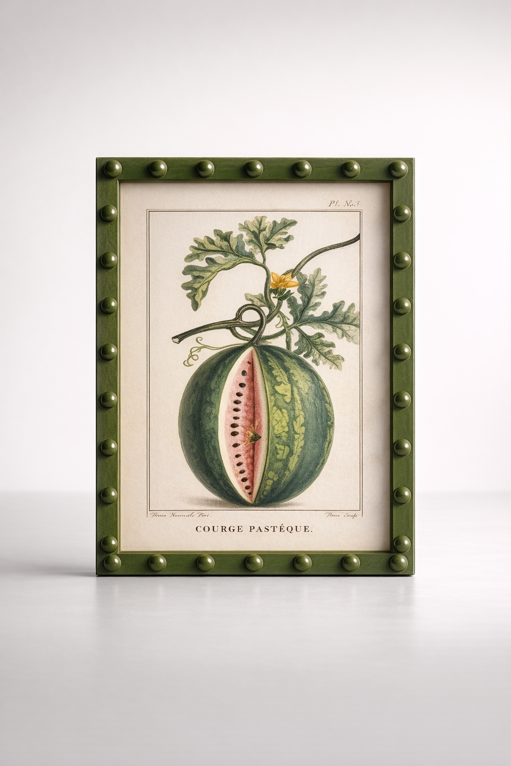 Fruit Picture Green Bobble Frame