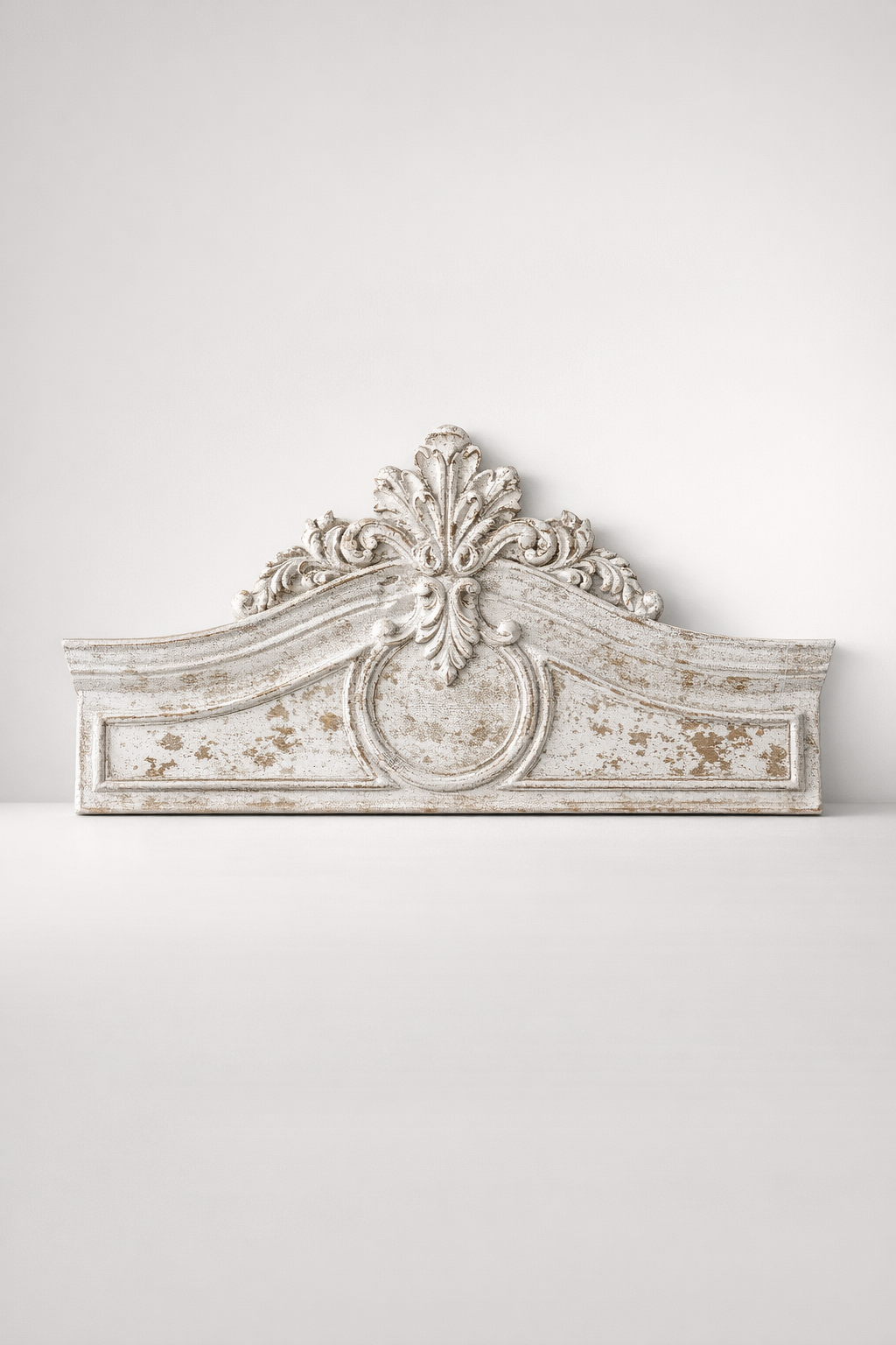 Large Distressed Door Pediment