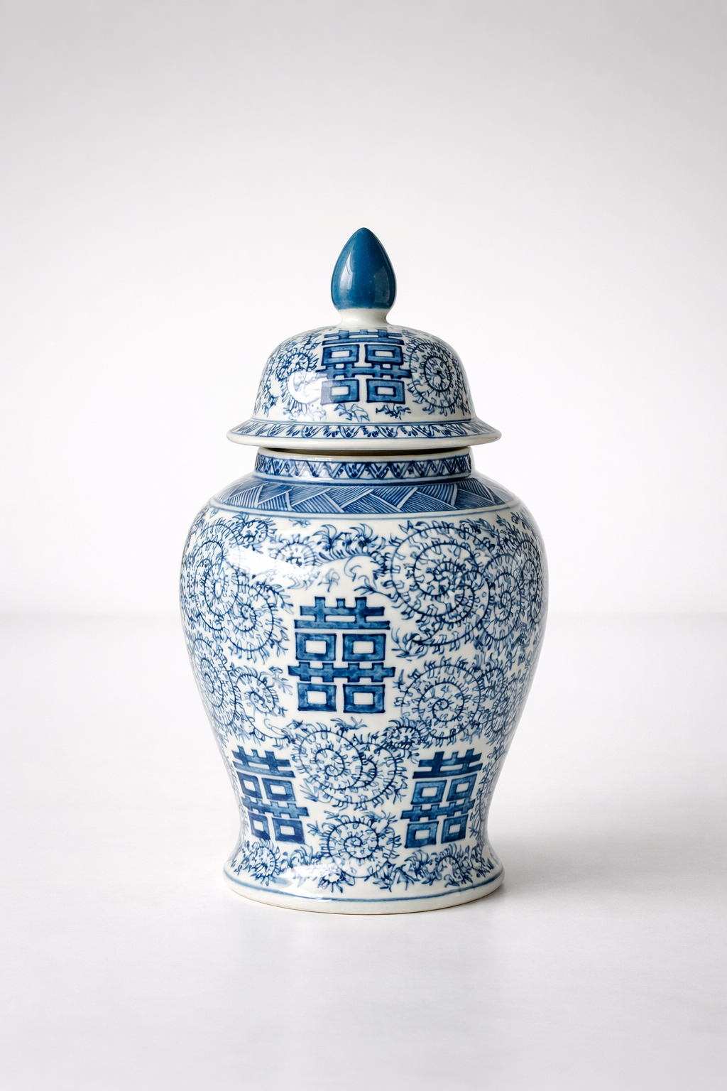 Blue & White Chinese Ginger Jar