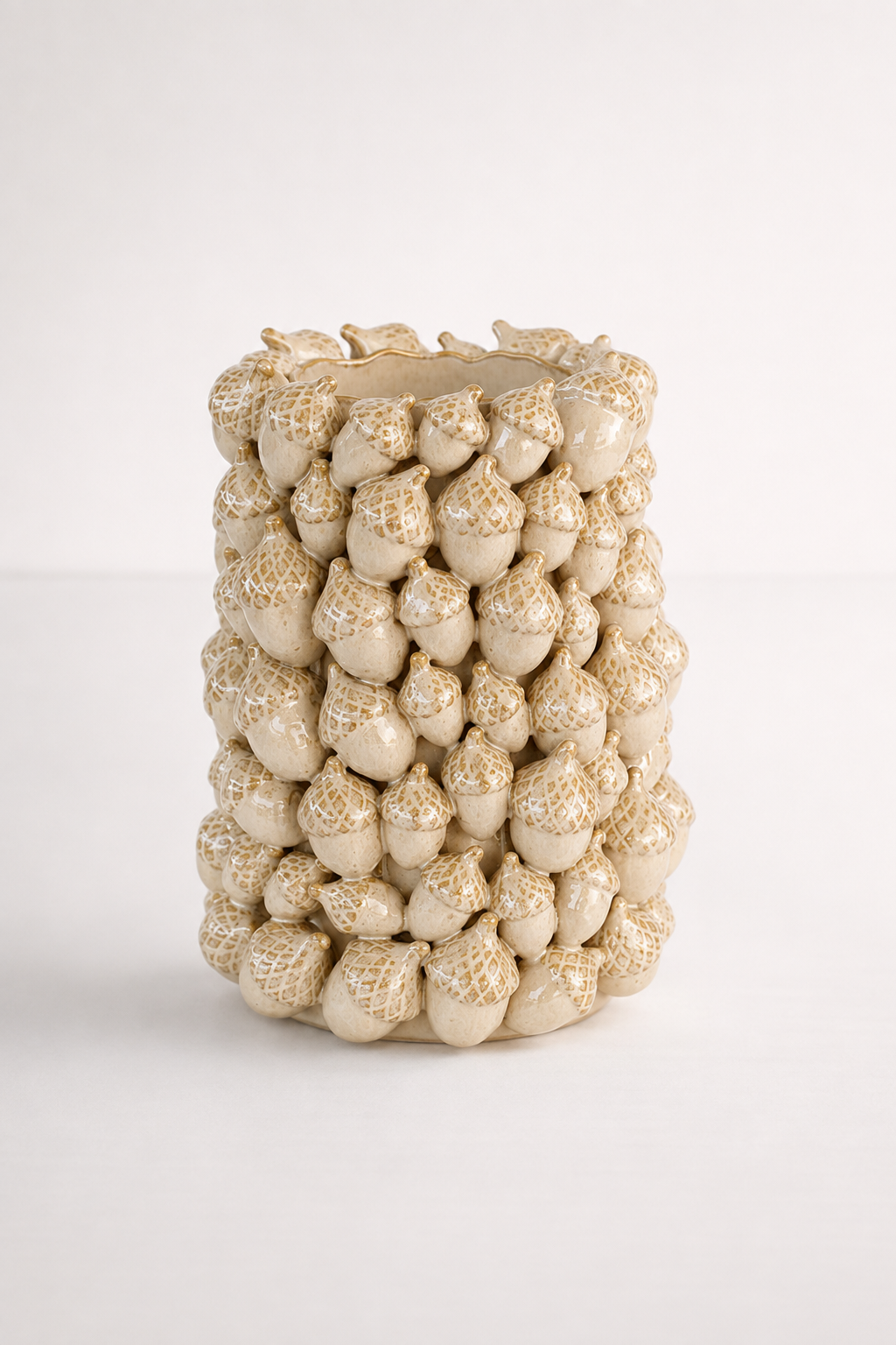 X Large Ceramic Acorn Vase