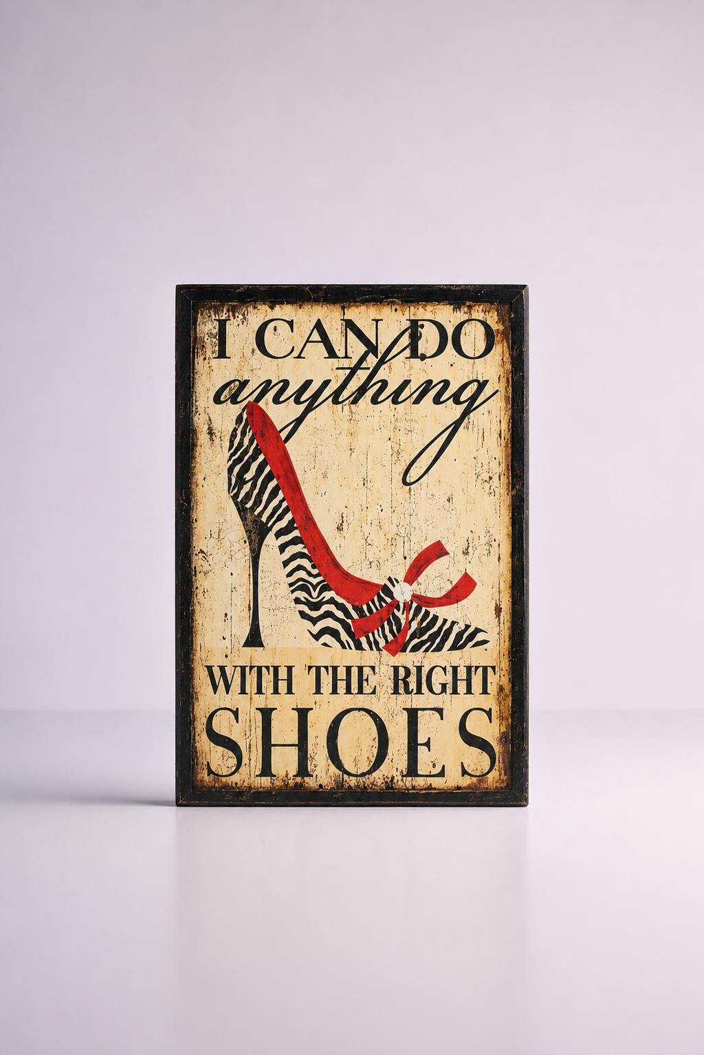 Shoes Wooden Plaque