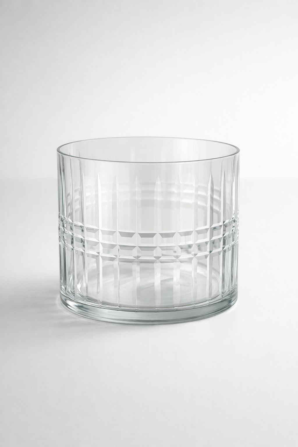 Glass Etched Vase