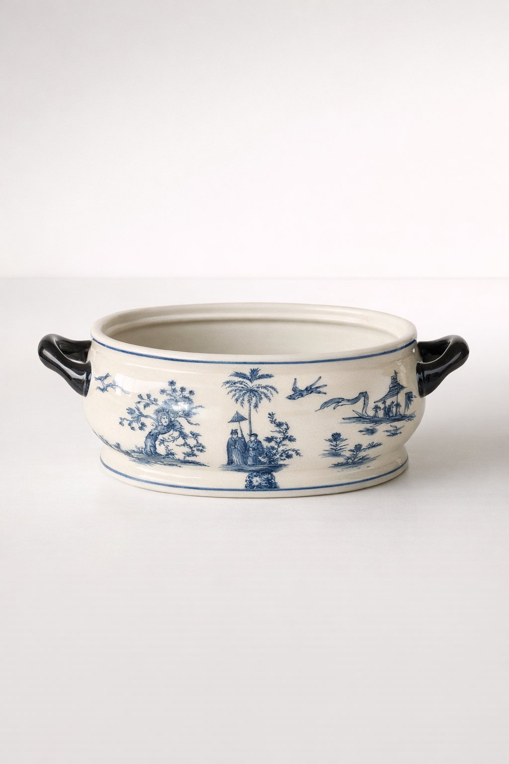 Small Blue Chinese Footbath