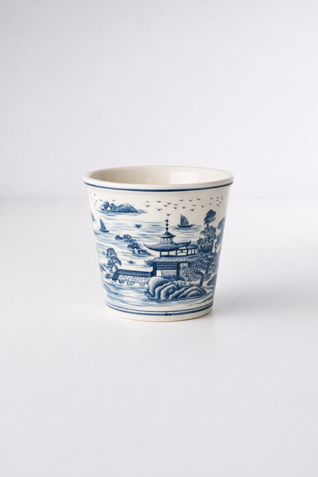 Blue Willow Planter