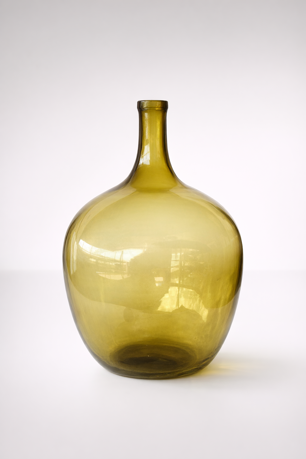 Extra Large Green Glass Bottle