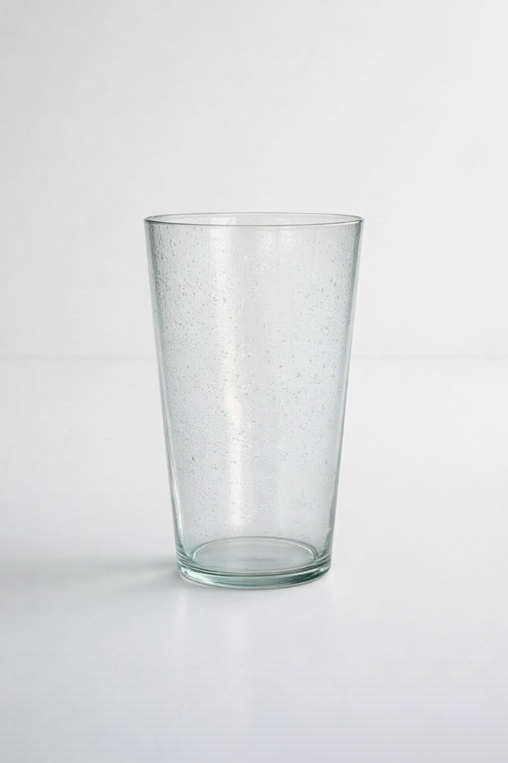 Clear Air Bubble Glass Vase