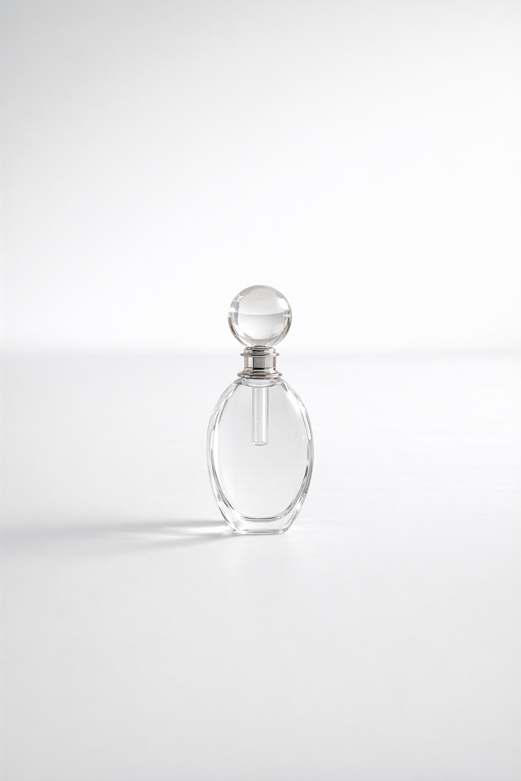 Oval Crystal Perfume Bottle