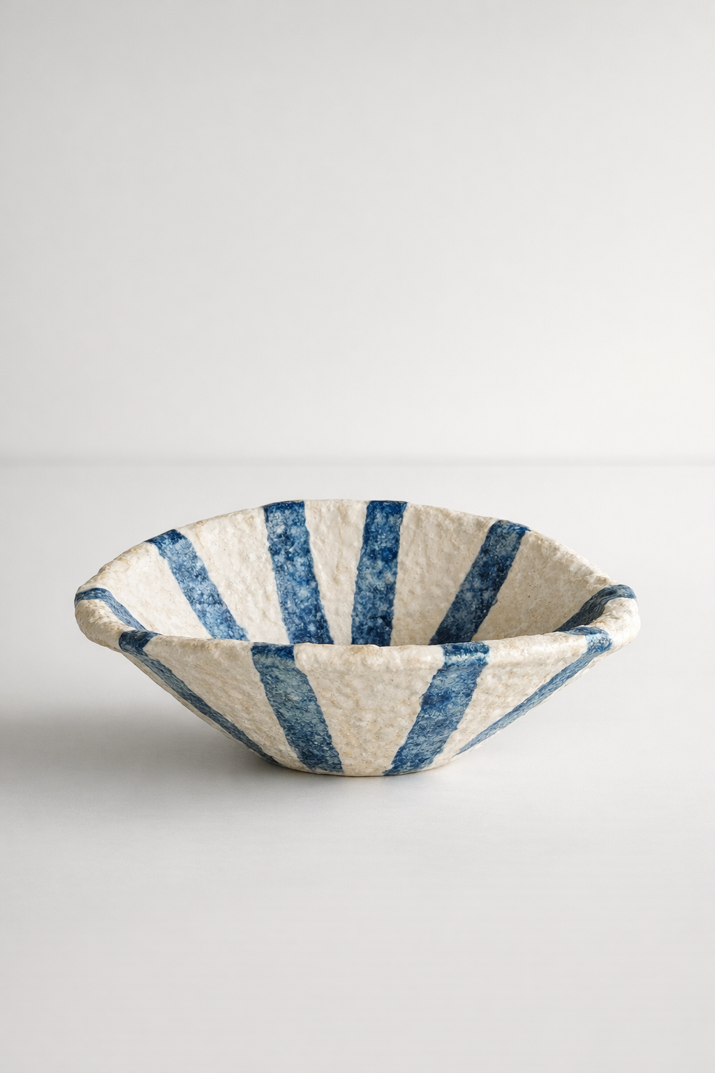 Small Blue Stripe Ceramic Bowl
