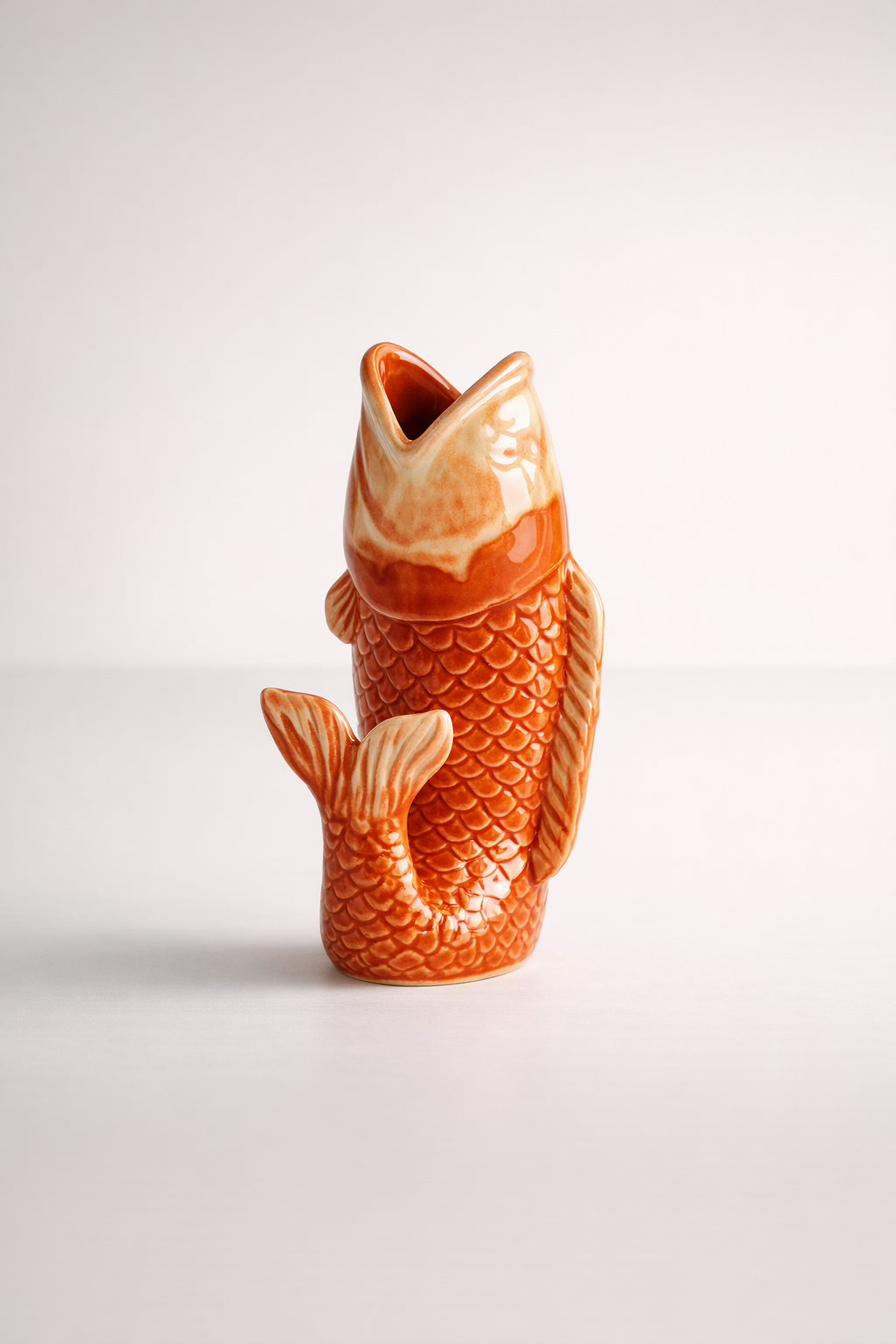 Orange Ceramic Fish