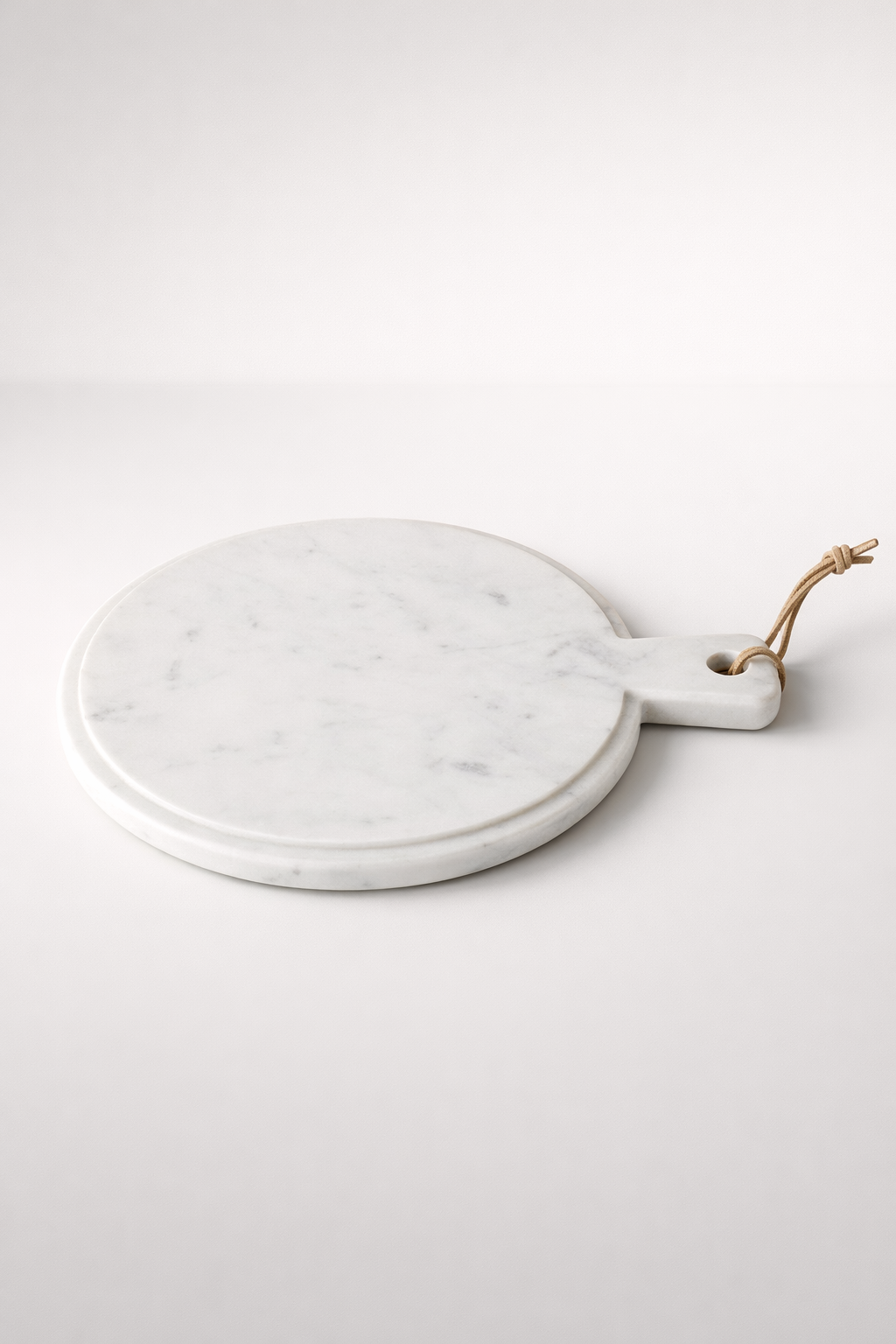 Round White Marble Chopping Board