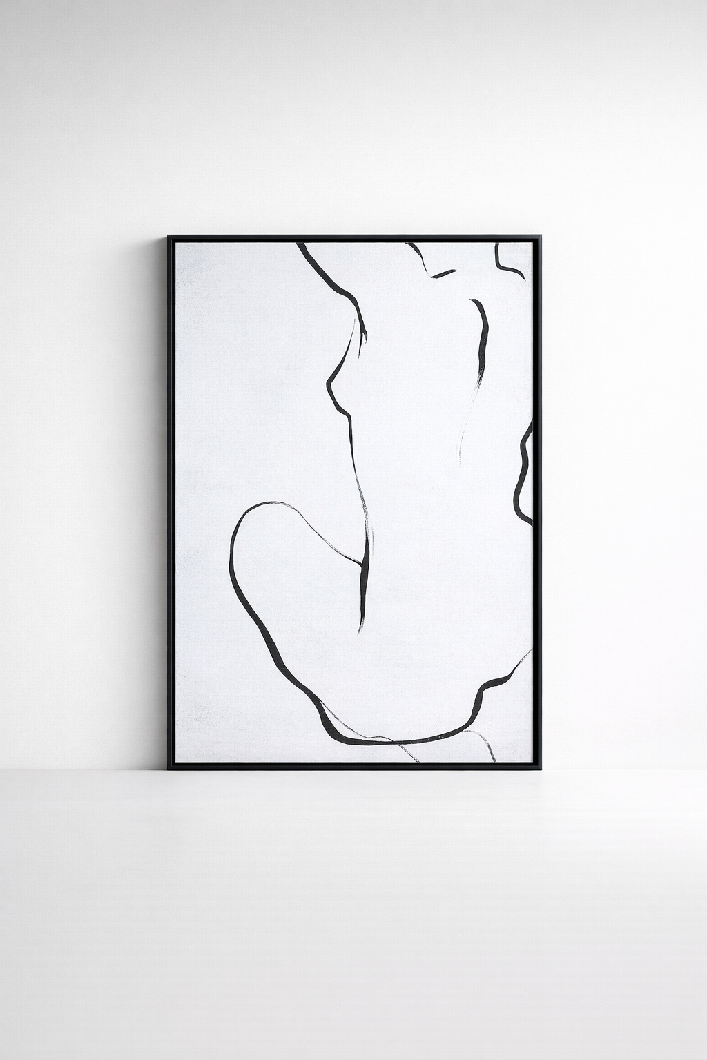 Black & White Nude Framed Picture