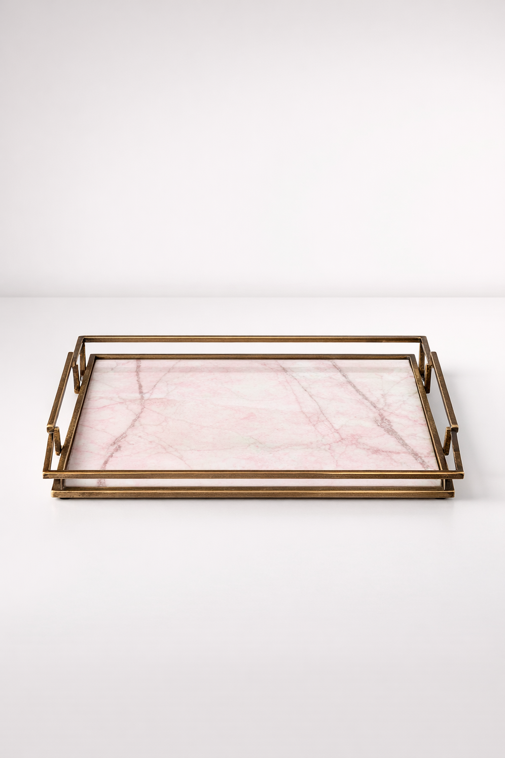 Rectangular Tray Pink Top