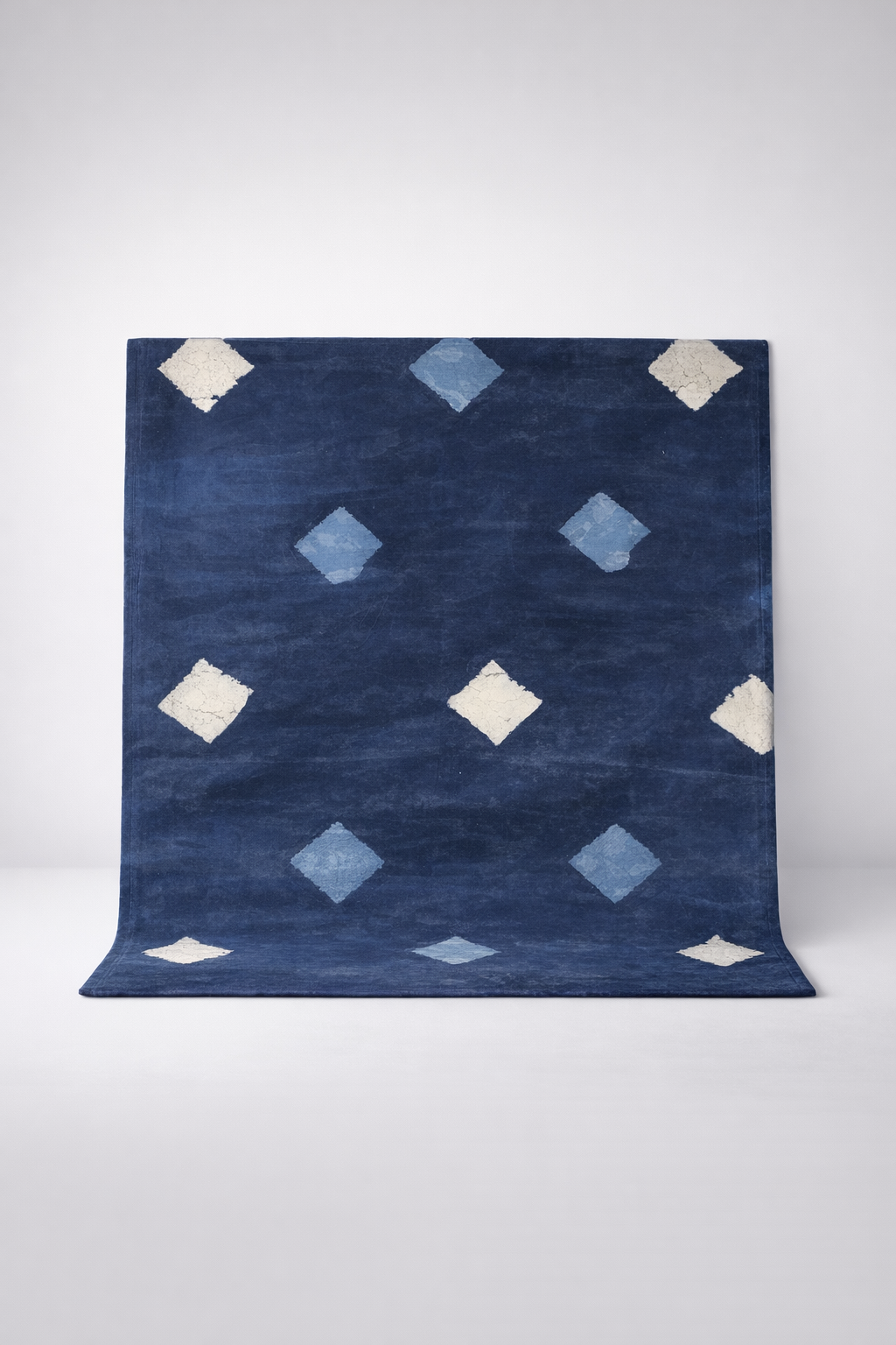 Navy & White Diamond Table Cloths