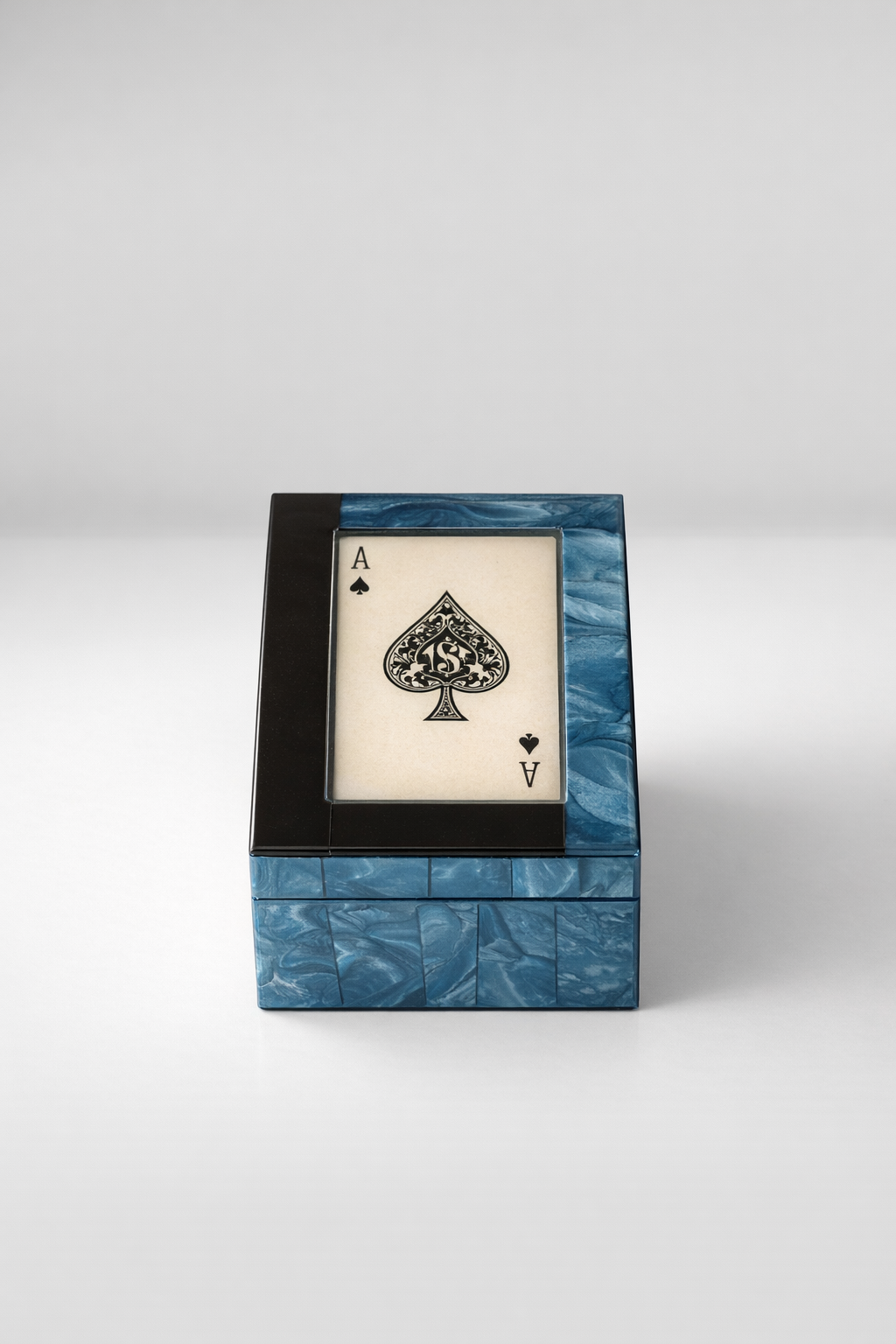 Blue & Black Triple Cardbox