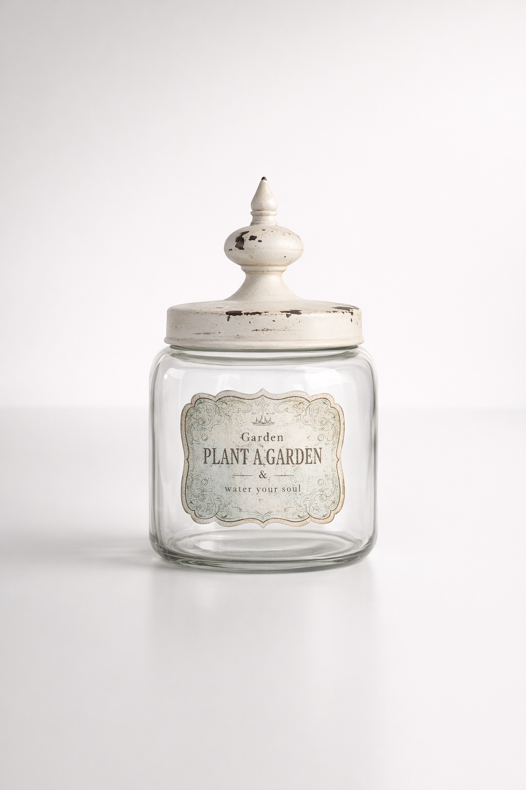 Glass Jar 'Plant'