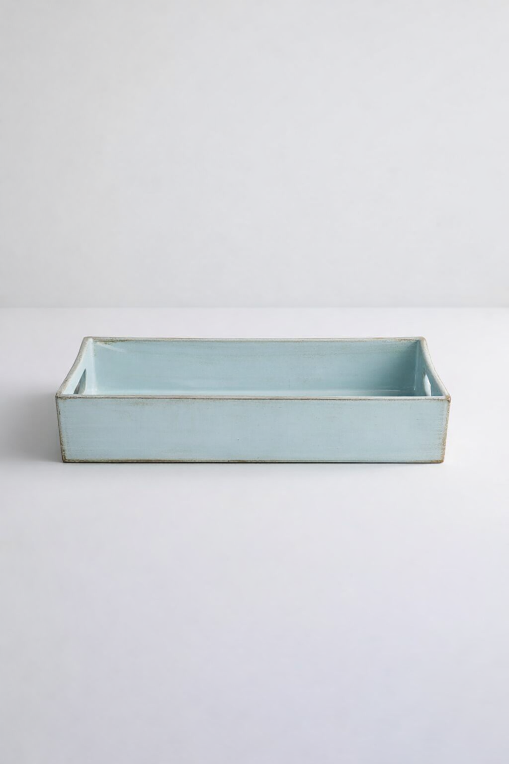 Blue Grey Oblong Tray