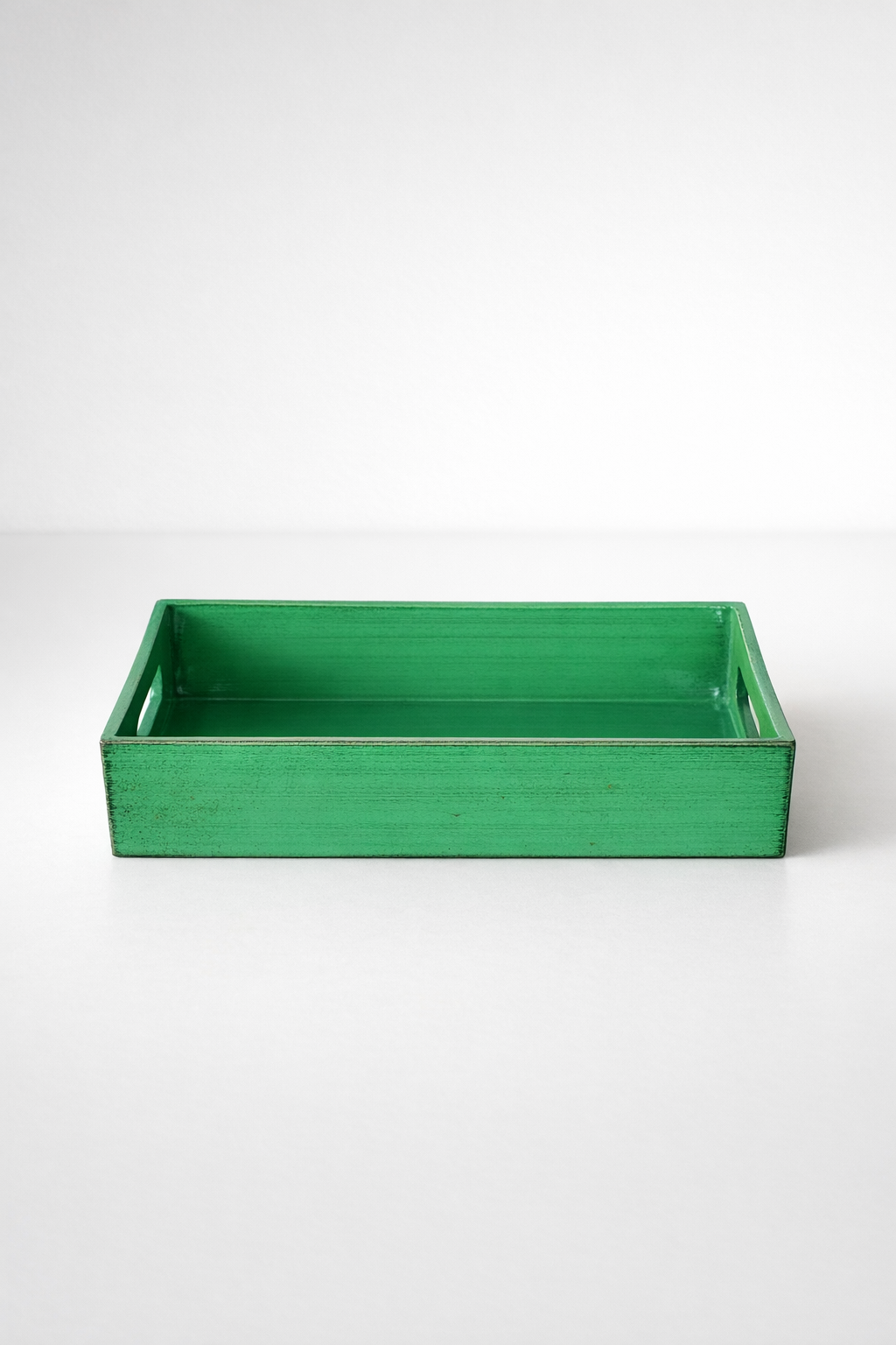 Green Oblong Tray