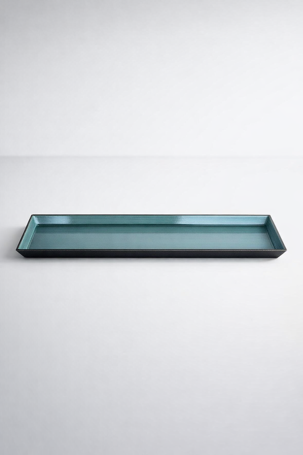 Teal Long Narrow Tray