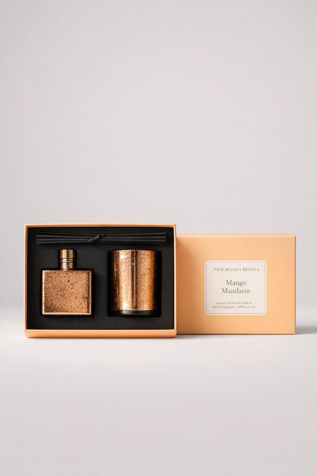 Mango And Mandarin Diffuser Candle Set