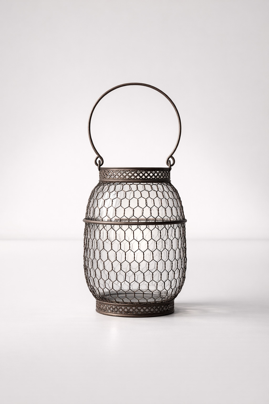 Wire Mesh Candle Holder