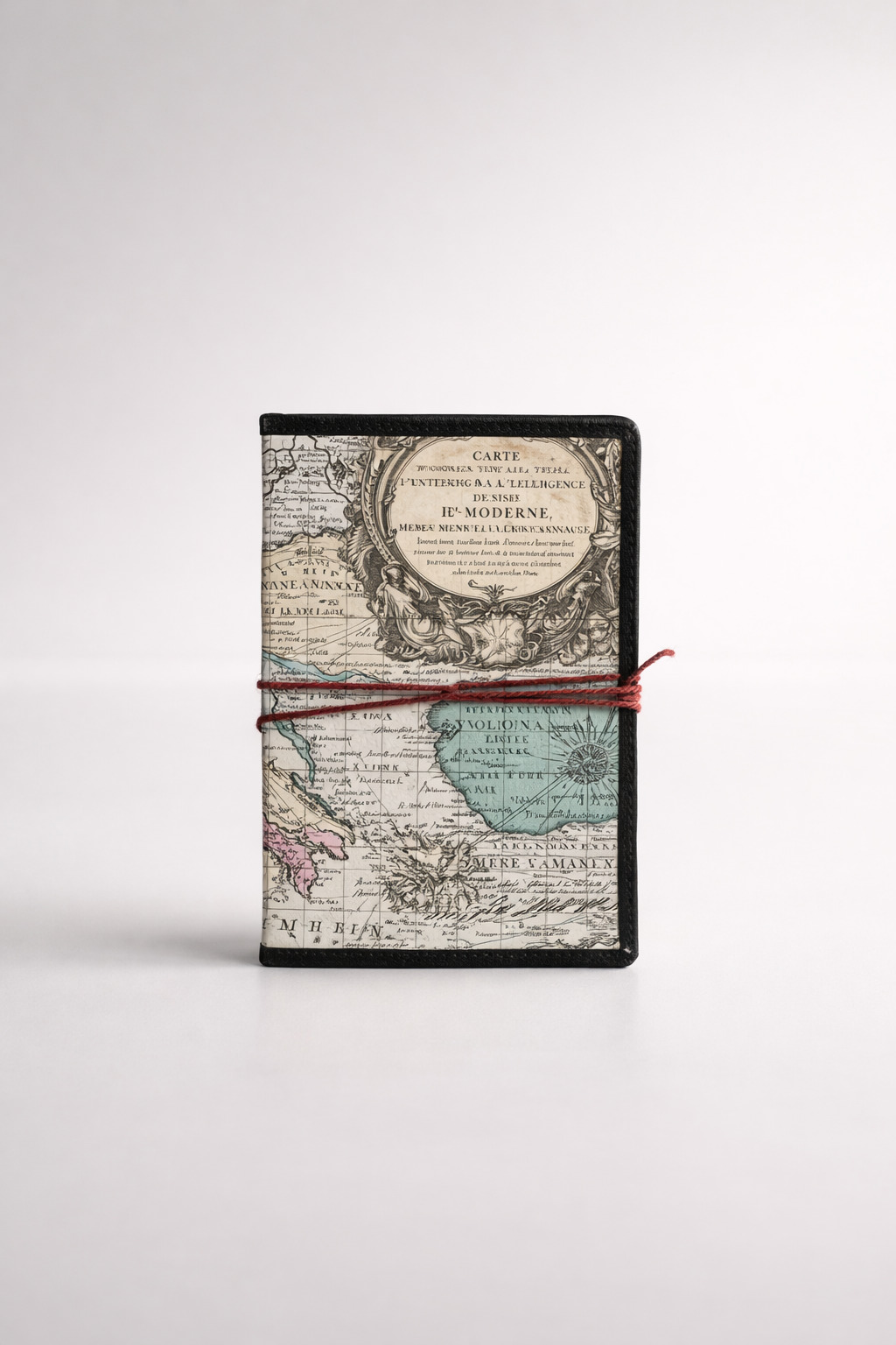Map Journal Leather Binding